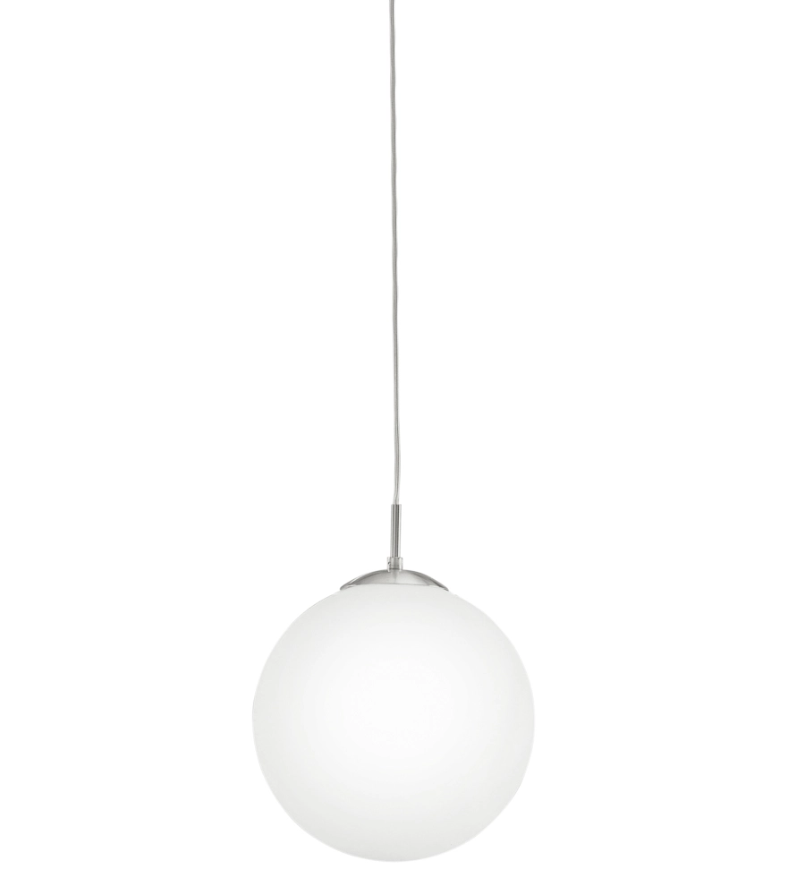 LAMPADA A SOSPENSIONE "RONDO" IN VETRO, E27.