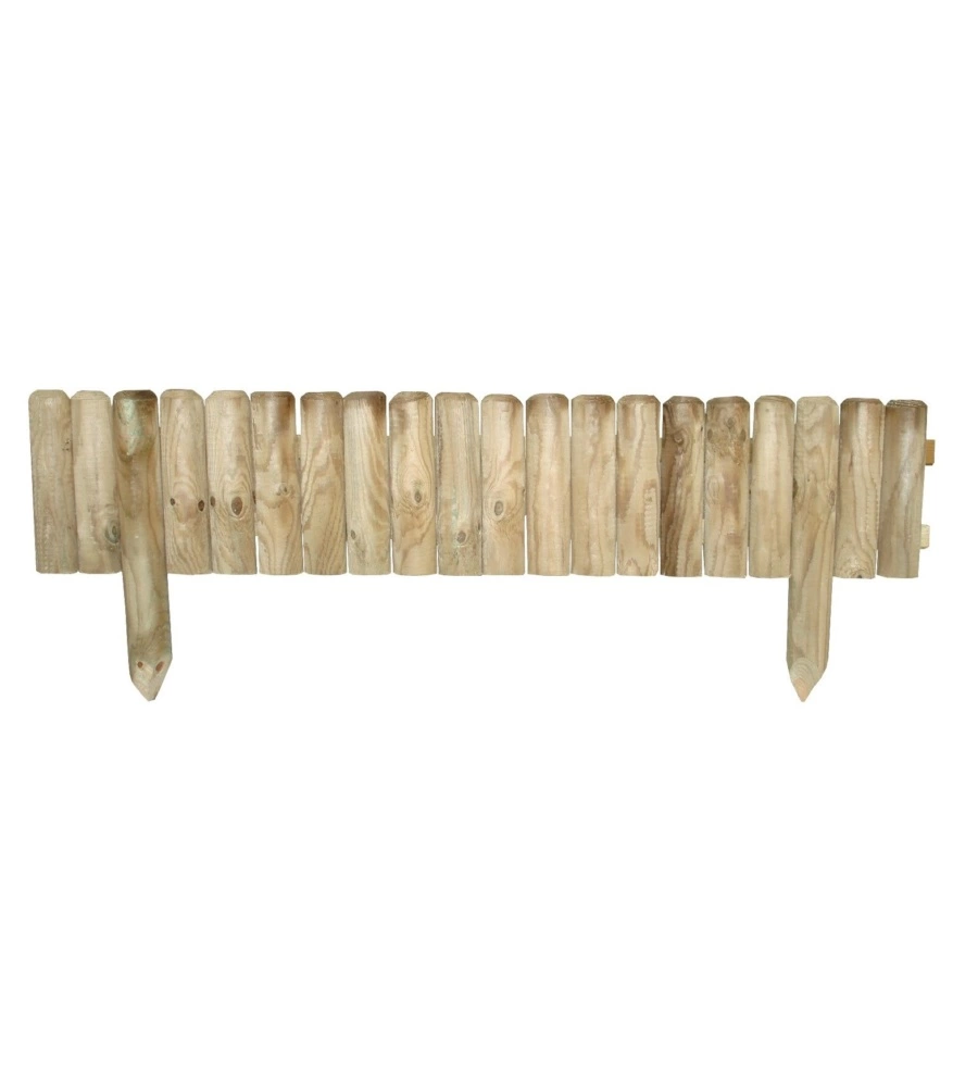 RECINTO DA GIARDINO IN LEGNO DI PINO "VAMPIRO" 100X4X20/35 CM