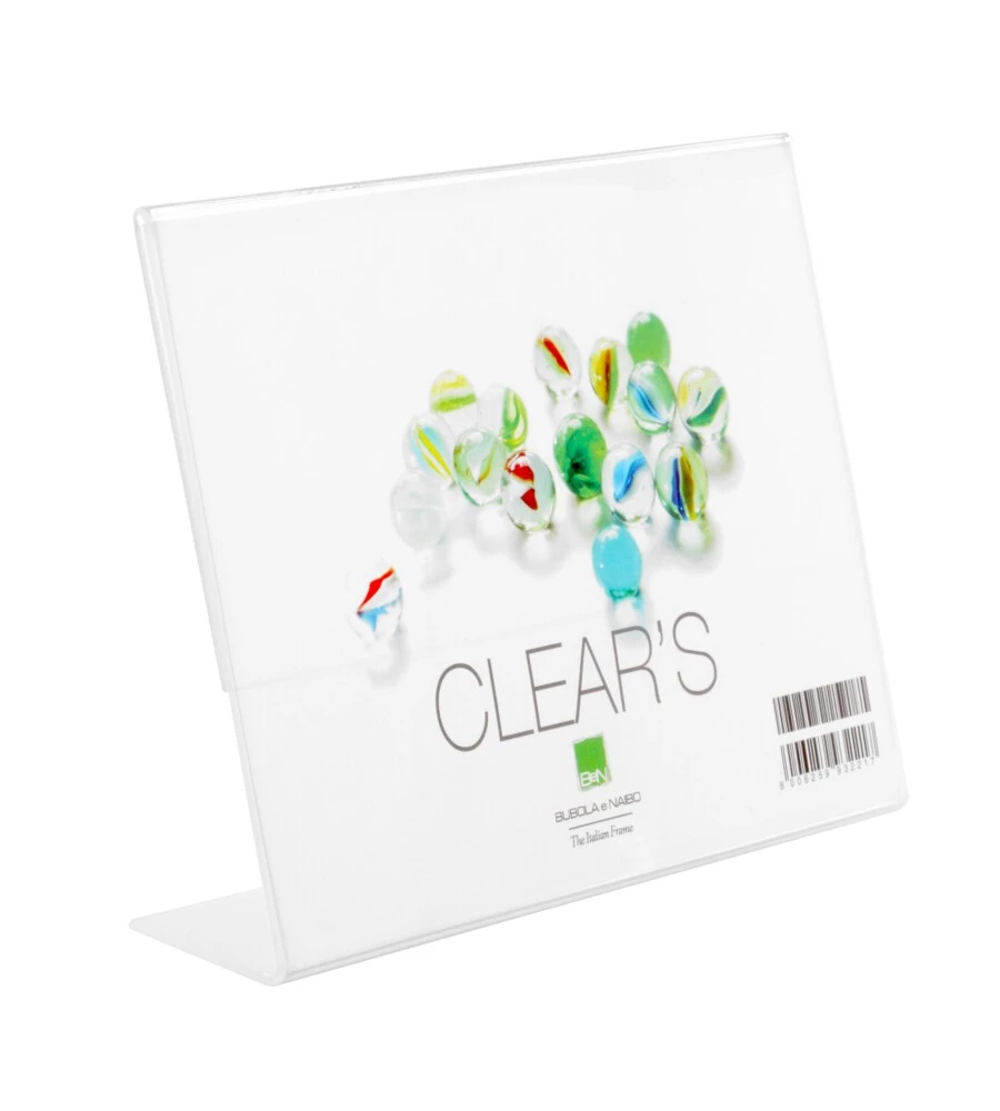 CORNICE PORTA FOTO CLEARS ORIZZONTALE - 10 x 15 CM