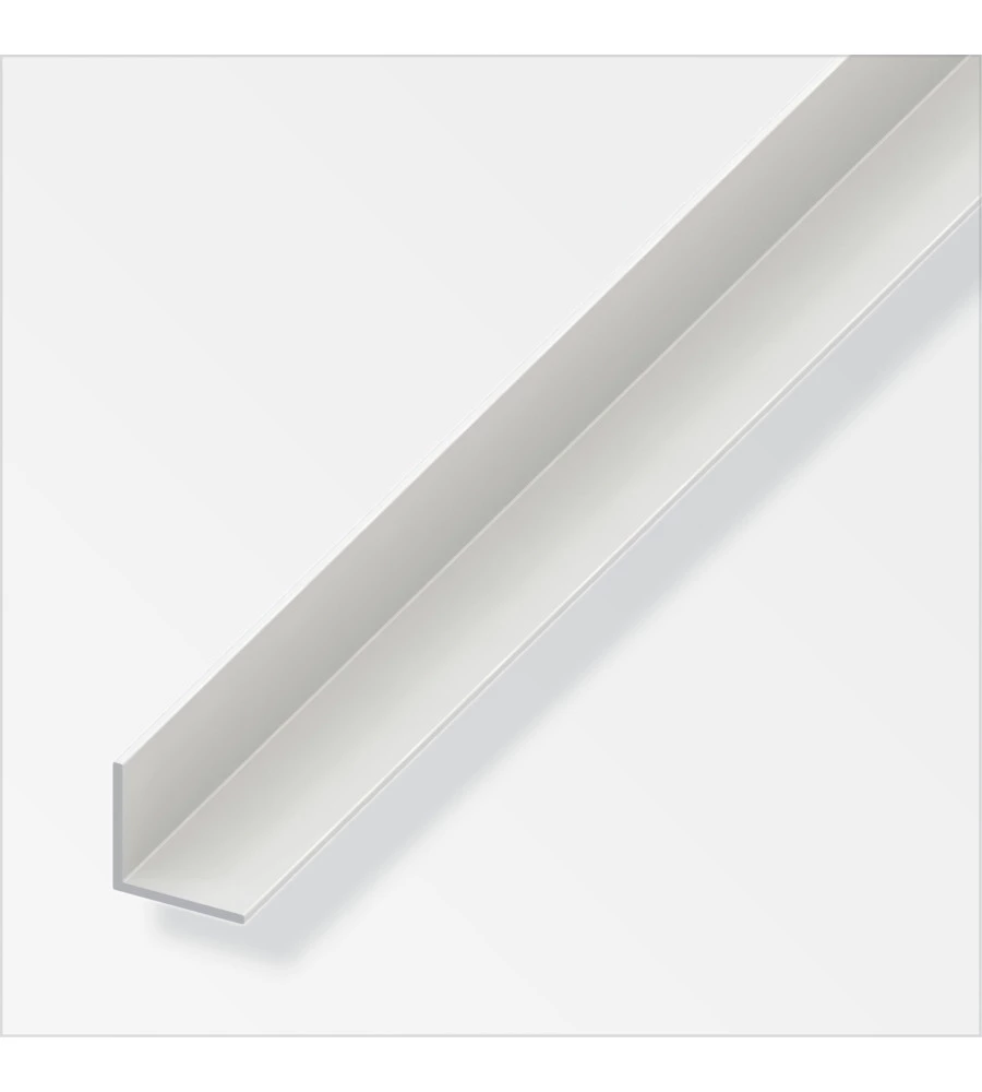 ANGOLARE PVC BIANCO 10x10x1 - 2 METRI.