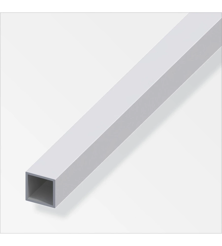 TUBO QUADRATO ALLUMINIO ARG  10x10x1,0  1 METRO.