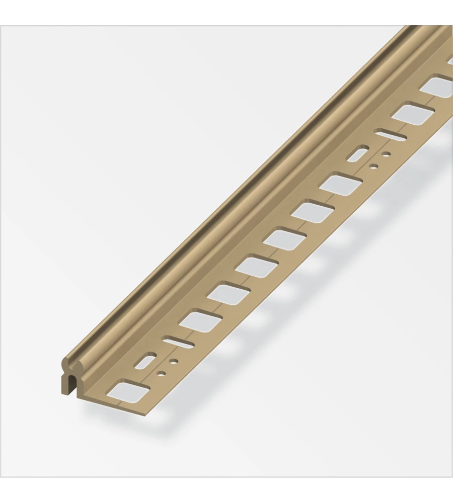 PROFILO DI SUPPORTO  8,5-11, PVC CARAMELLO - 1 METRO.