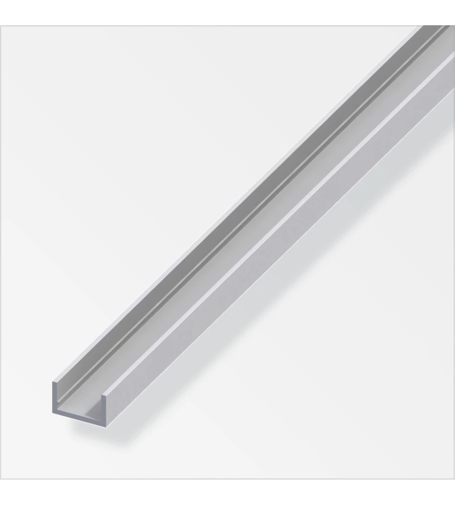 CANALE U ALLUMINIO ARG  10x16,5x1,5   1 METRO.