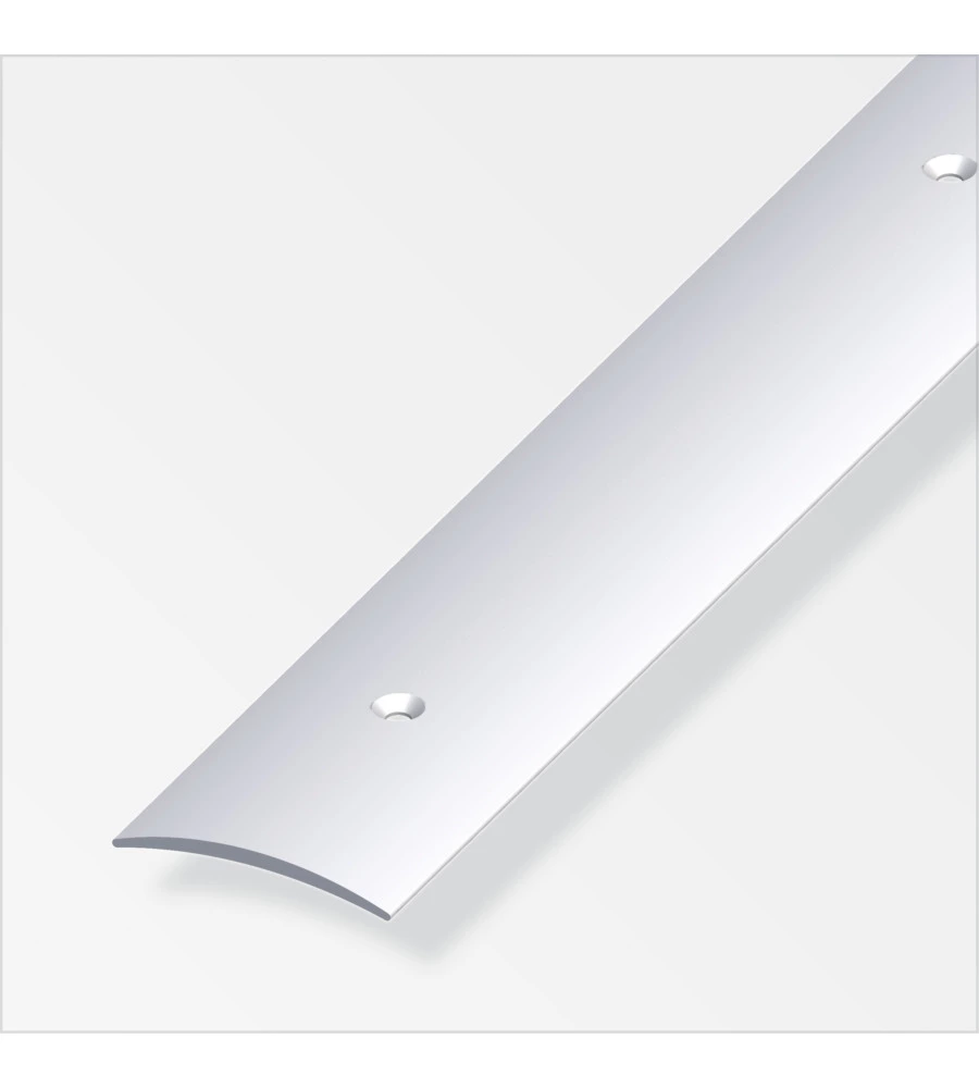 PROFILO COPRISOGLIA  40 x 5  ALLUMINIO  FORATO  1 METRO.