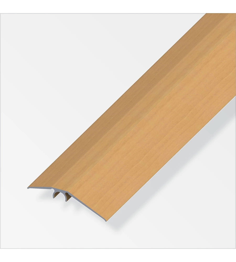 PROFILO DI COMPENSAZIONE LIVELLO ALLUMINIO FAGGIO 56MM - 1 METRO.