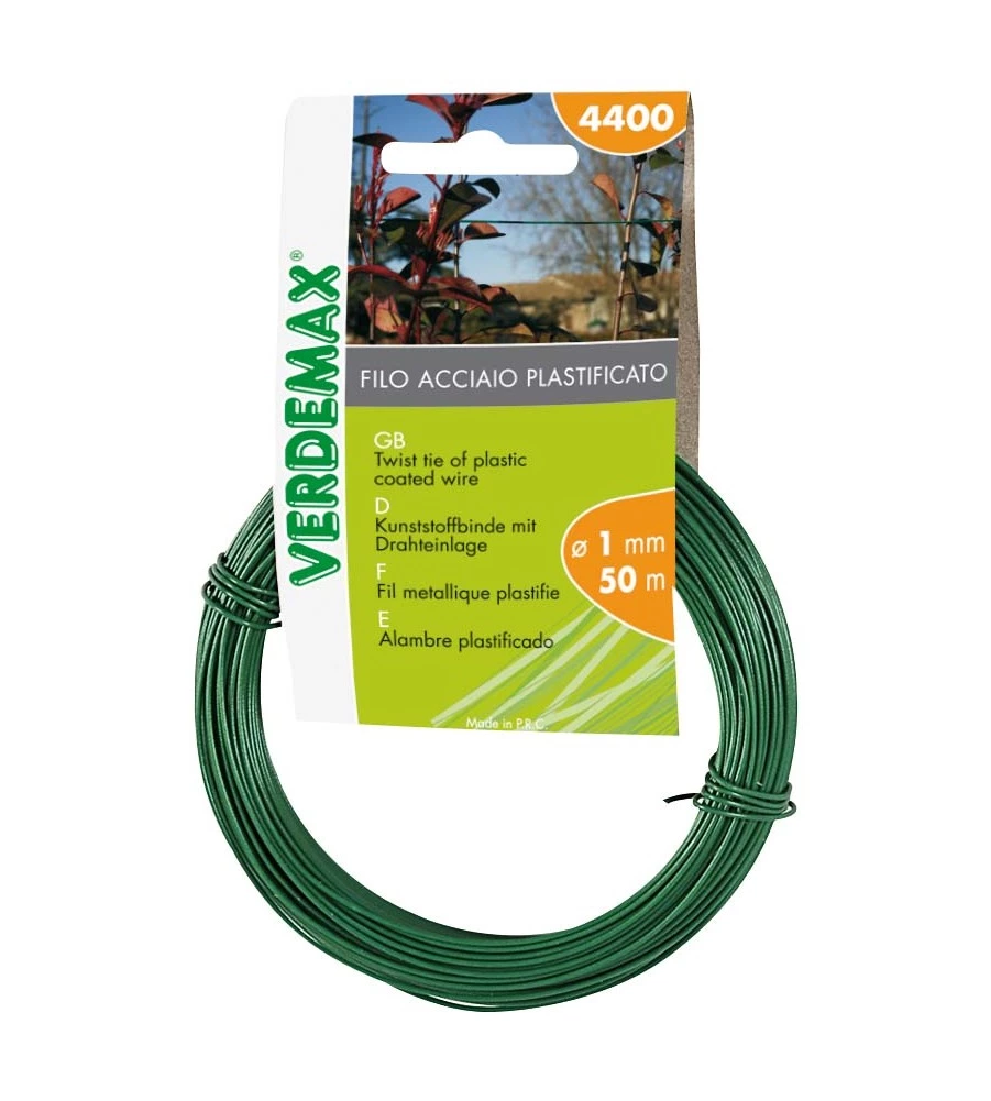 FILO TONDO ACCIAIO BOBINA MT 50