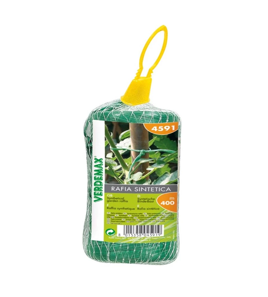 RAFIA SINTETICA VERDE BOBINA M 400