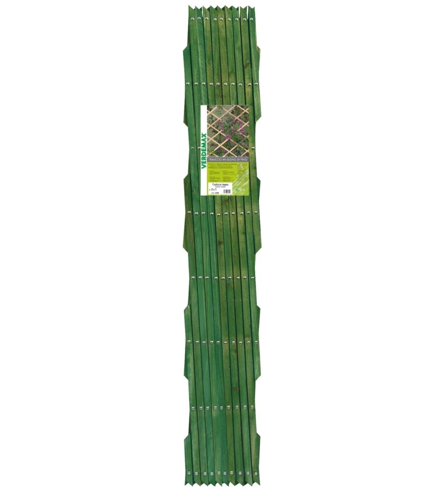 TRALICCIO ESTERNO LEGNO 2X1 VERDE