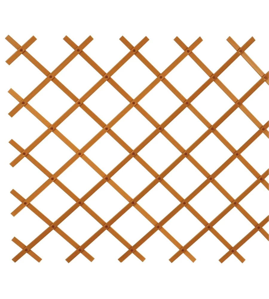 TRALICCIO ESTERNO PVC 1X1M MARRONE
