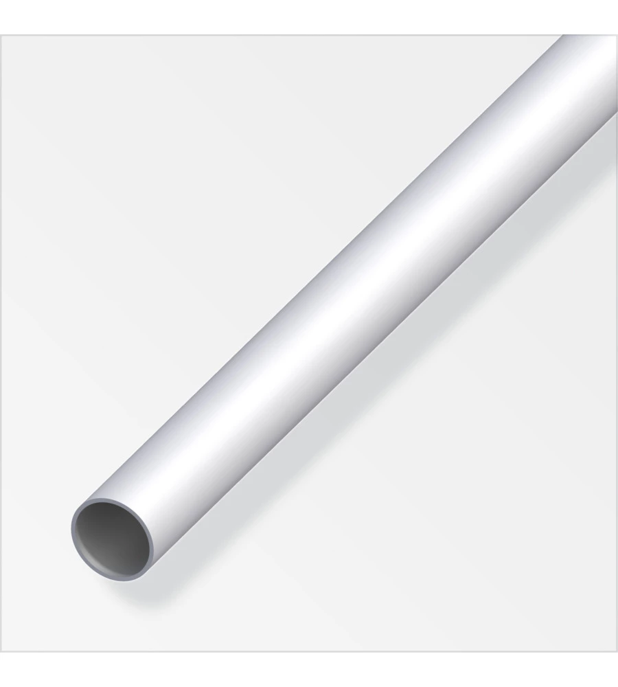 TUBO TONDO 8x1 ALLUMINIO ARG - 1 METRO.