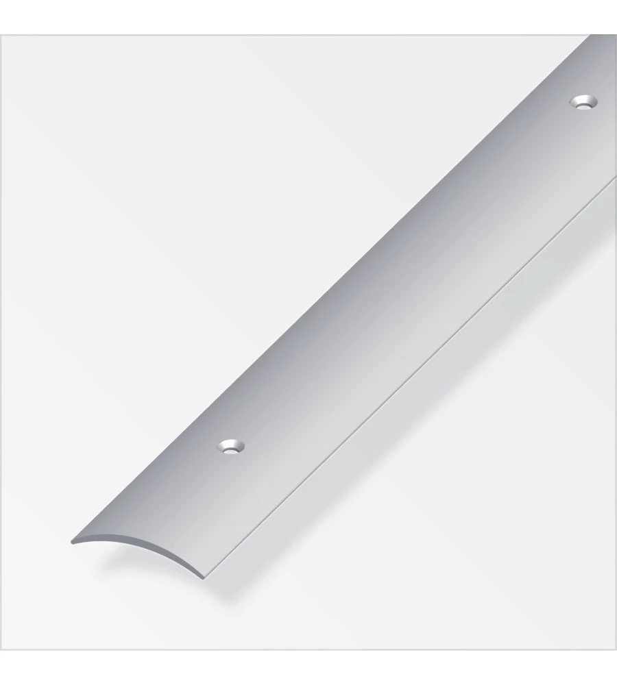 COPRISOGLIA 30x5 PVC GRIGIO FORATO - 1 METRO.