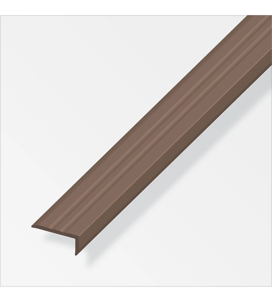 TERMINALE 25x11 PVC MARRONE - 1 METRO.