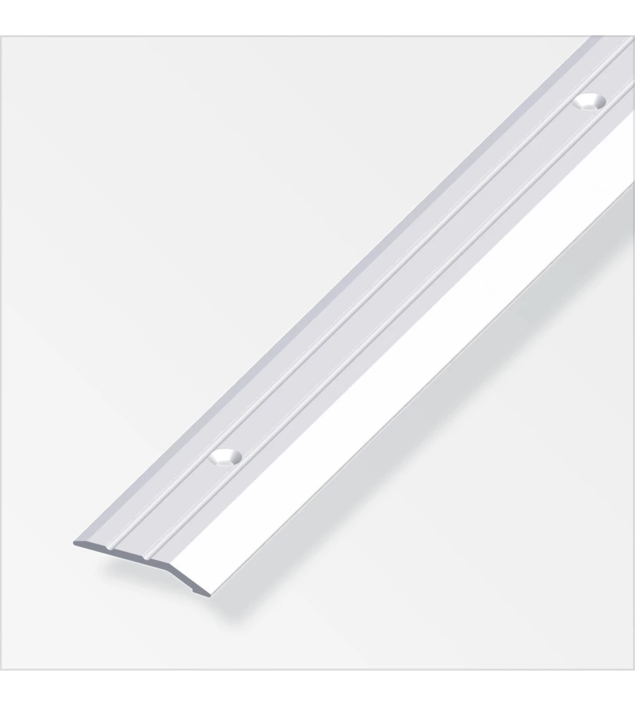 PROFILO TERMINALE 30x5 ALLUMINIO ARGENTO FOR. - 1 METRO.