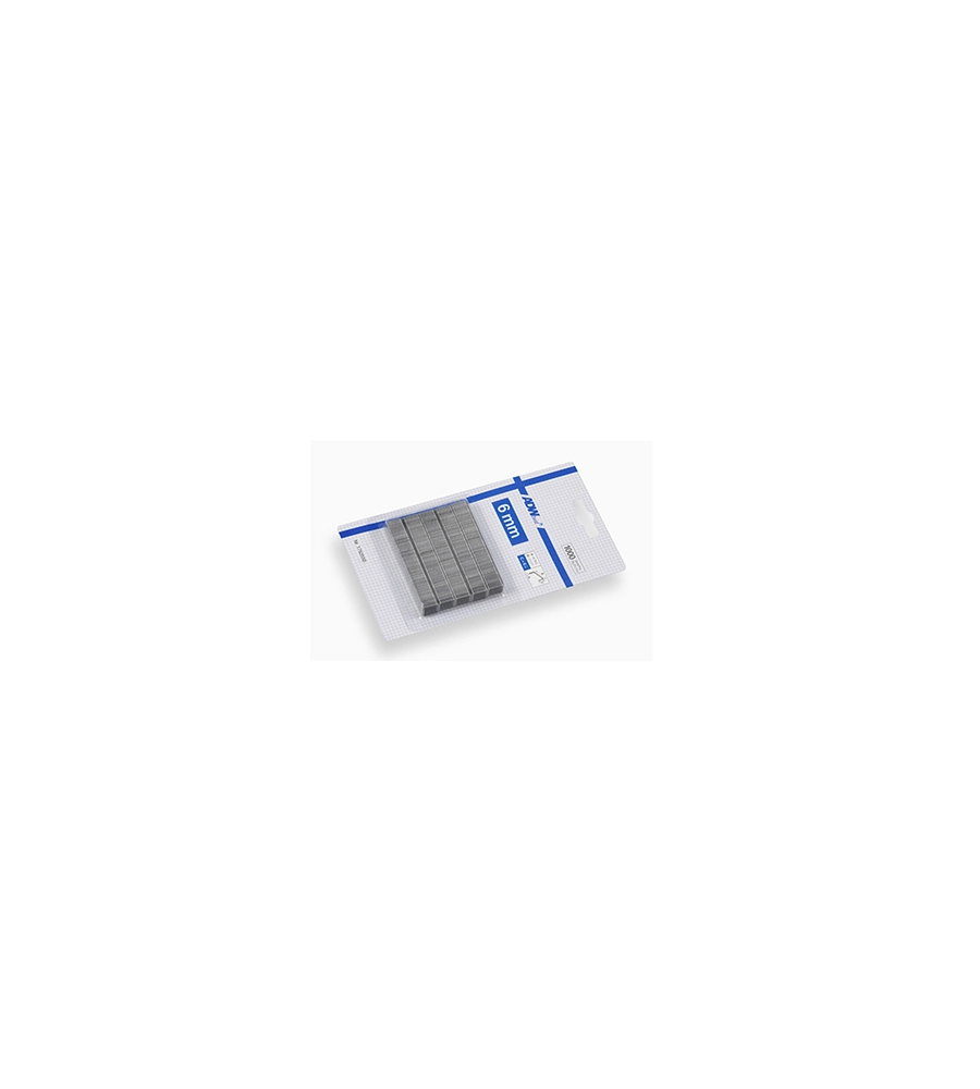 PUNTI PER GRAFFATRICE 6 MM. 1000 PZ.