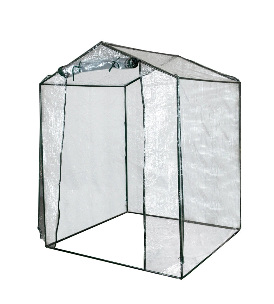 SERRA DA GIARDINO A CASETTA "FRANCESCA" CON TELO IN PVC, 155X155X205 CM
