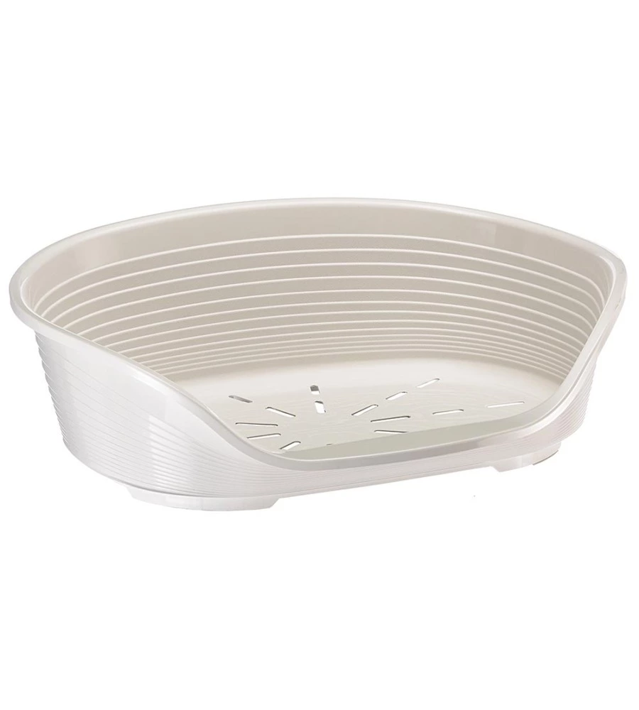 CUCCIA DA INTERNO PER CANI E GATTI "SIESTA DELUXE 2" BIANCO, 49X36X17,5 CM - FERPLAST