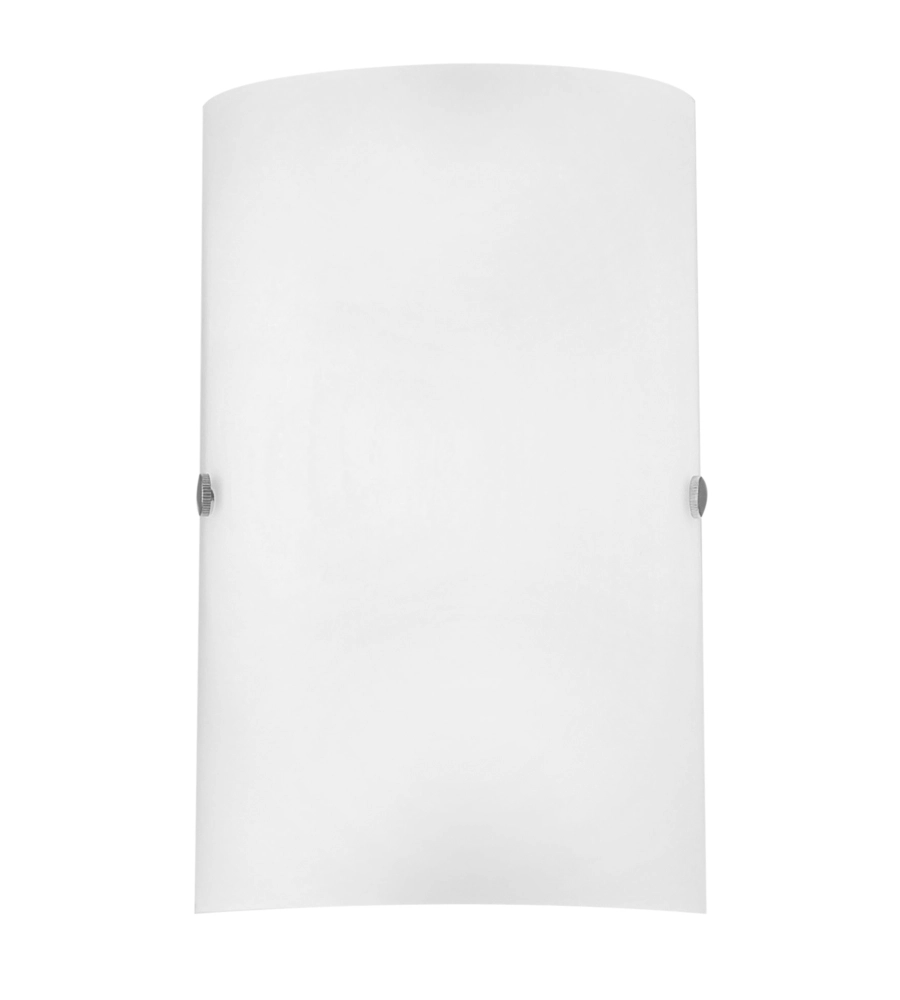 APPLIQUE "TROY3 " IN VETRO BIANCO OPACO, E14