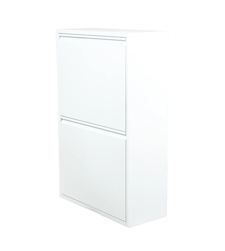 MOBILECO 4 SECCHI 18 LITRI LAMIERA BIANCA, 60X93X25 CM