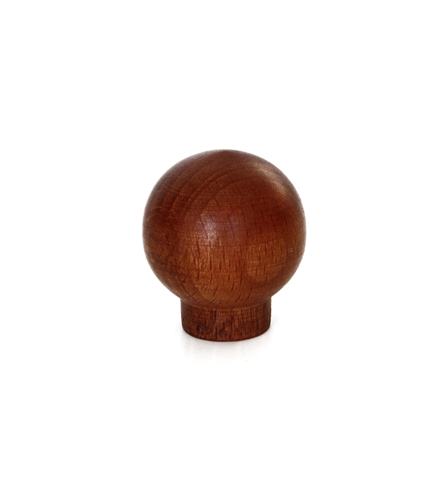 POMOLO IN LEGNO - Ø 30 MM. - NOCE