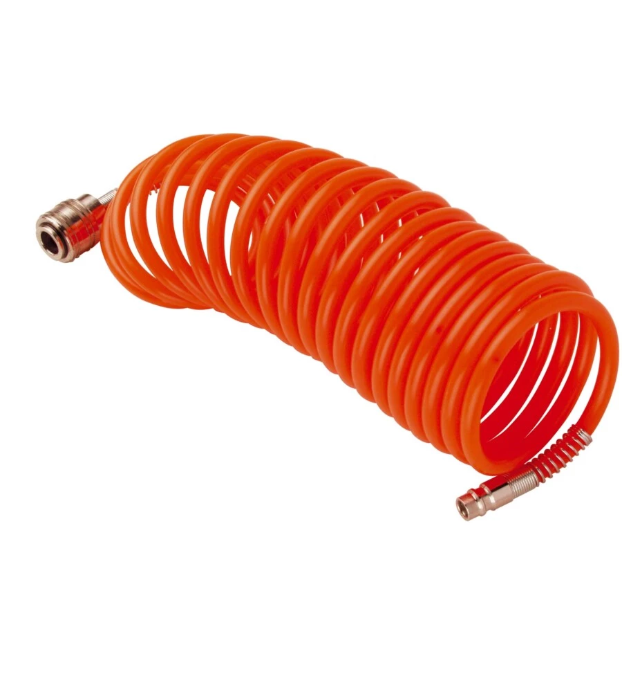 TUBO SPIRALATO 5 MT ATTACCO RAPIDO