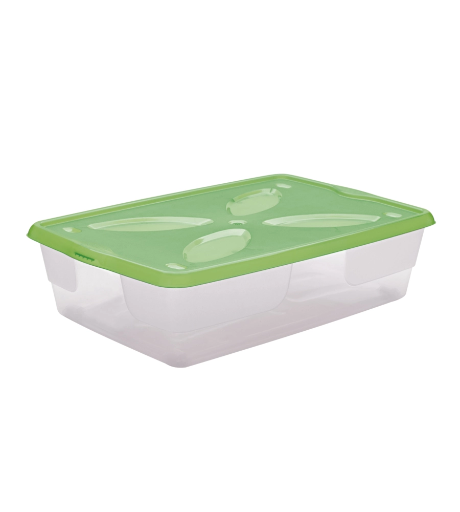 CONTENITORE IN PLASTICA CON COPERCHIO BAMA "LIGHT PICCOLO" LITRI 24, 60X40X15 CM