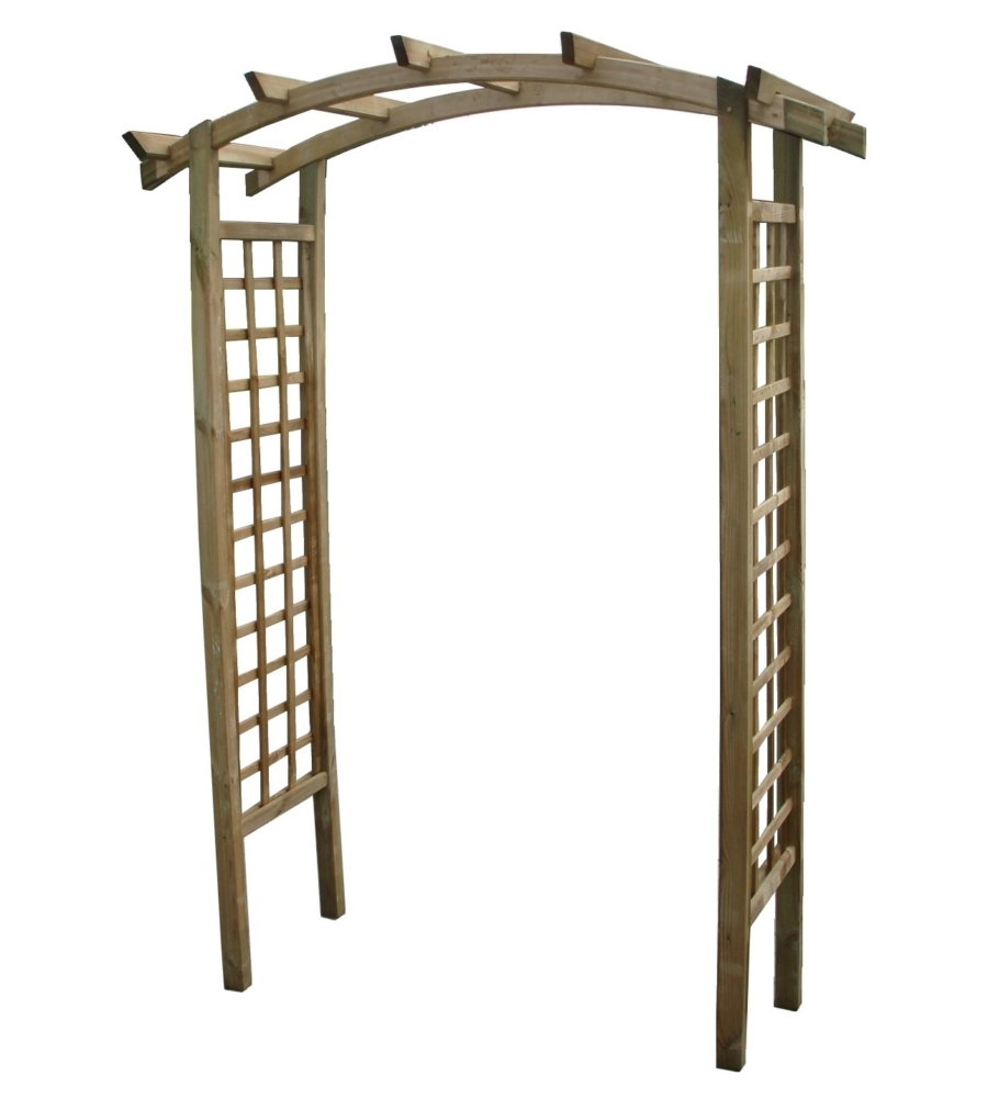 PERGOLA DA GIARDINO DOPPIA IN LEGNO 180X70X220 CM