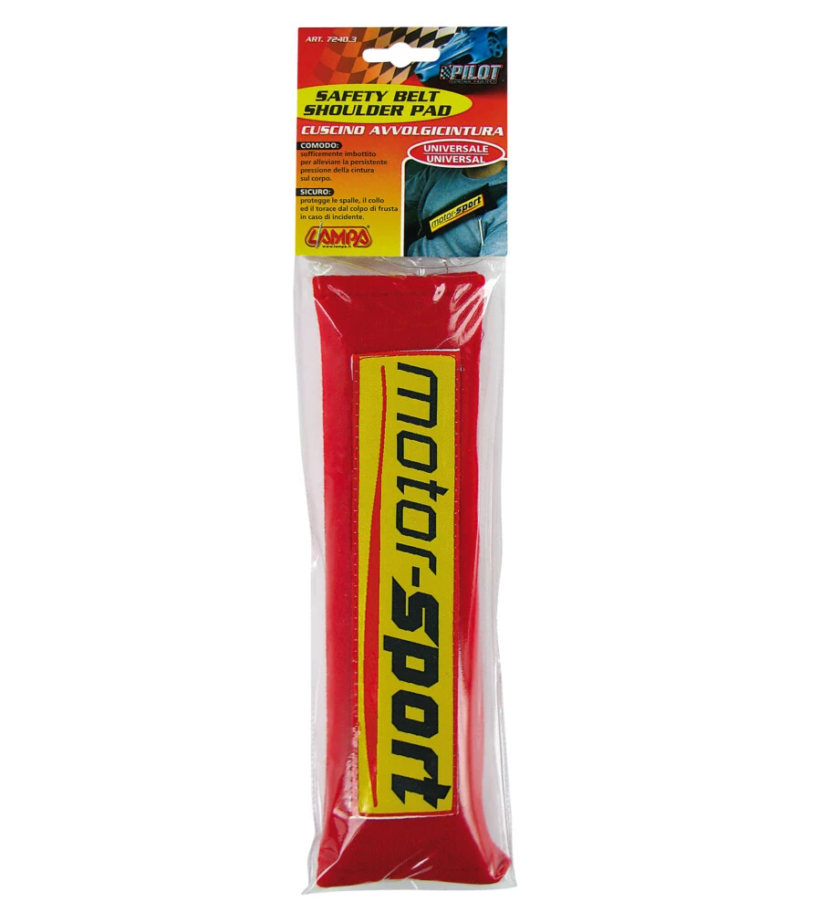 CUSCINO AVVOLGICINTURA ROSSO PILOT  72403