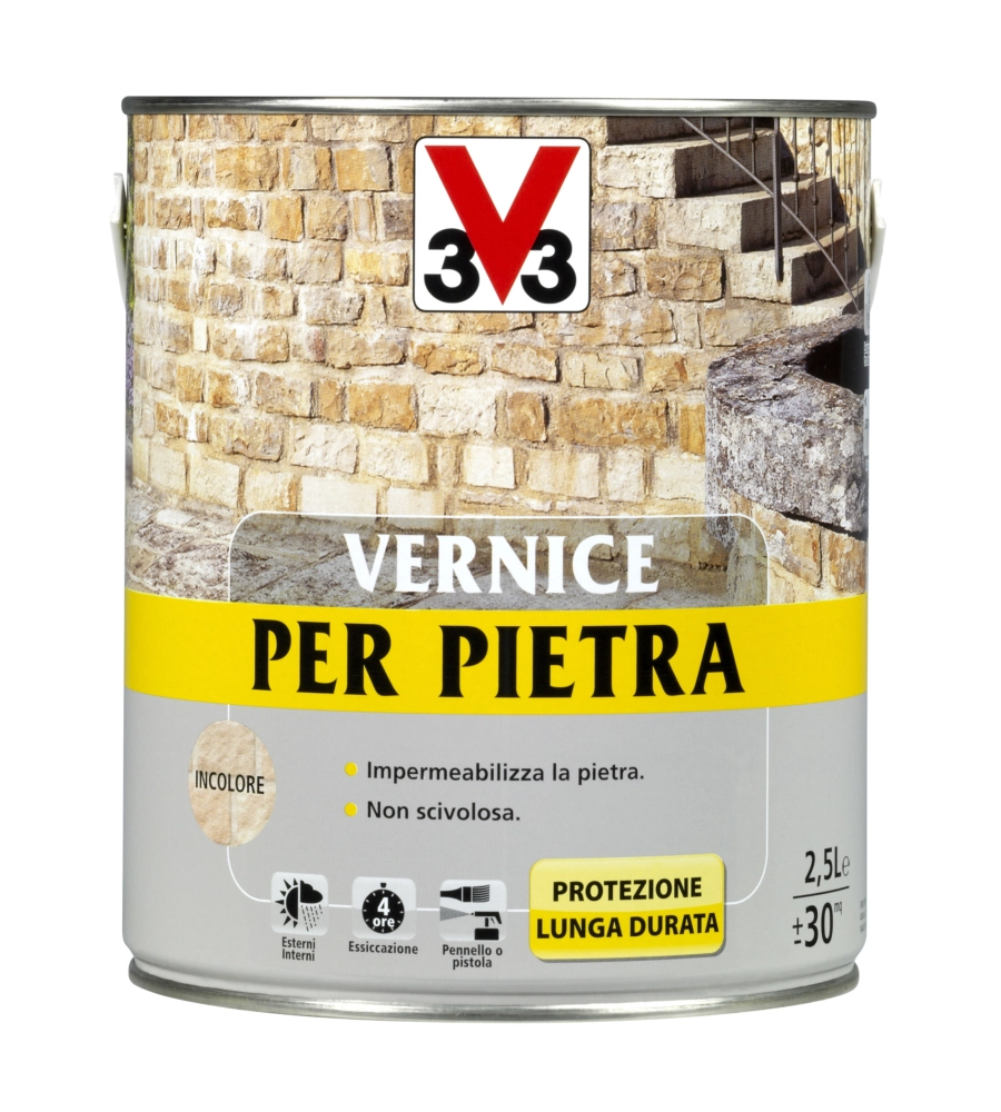 VERNICE SPECIALE PER PIETRA - INCOLORE - 1 LITRI