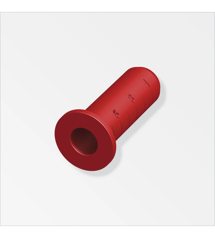 SPINA ELASTICA 23.5 ROSSO - CONFEZIONE DA 10 PZ.