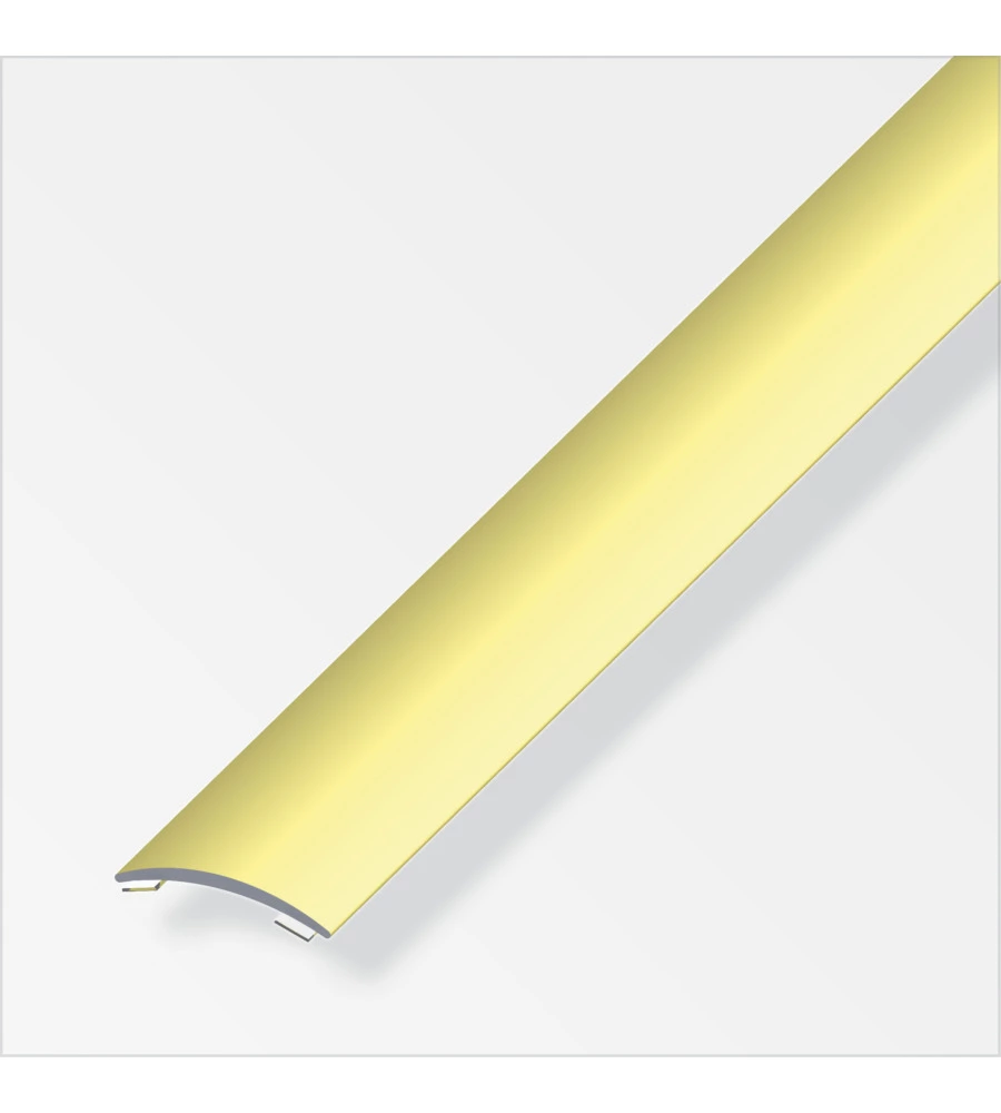 PROFILO RACCORDO 30x5 ALLUMINIO OTTONATO - 2 METRI.