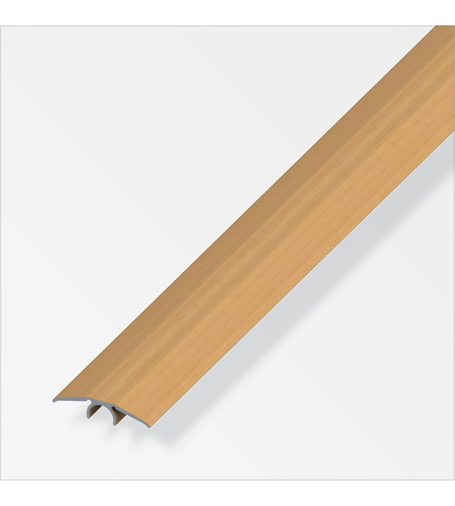 PROFILO DI COMPENSAZIONE ALLUMINIO FAGGIO 33MM - 1 METRO.
