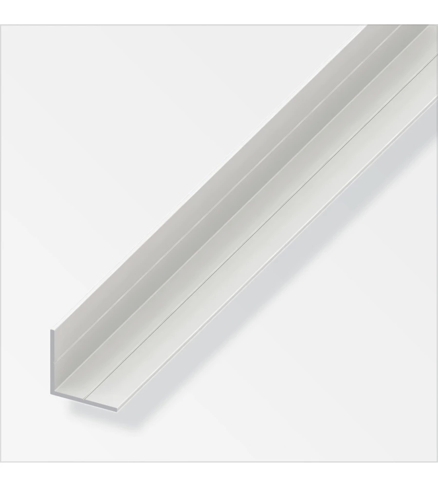 ANGOLARE LATI UGUALI 29.5 PVC BIANCO - 2,5 METRI.