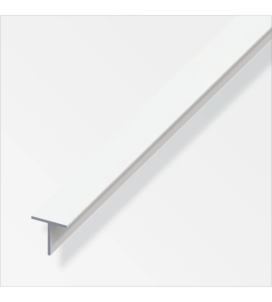PROFILO A T QUADRATO 19.5x1.5 PVC - 1 METRO.
