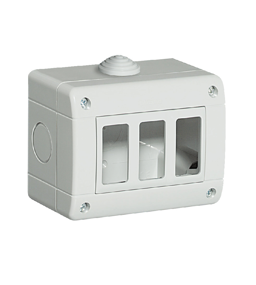 CUSTODIA MAGIC IDROBOX 3 POSTI IP40 SFUSO - BTICINO.