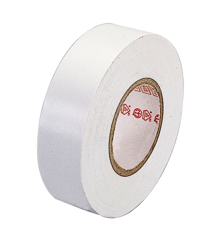 POLY POOL - ROTOLO 10 M NASTRO ISOLANTE 0,13 X 15 MM BIANCO