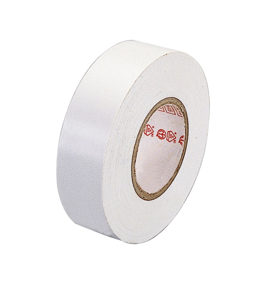 POLY POOL - ROTOLO 25 M NASTRO ISOLANTE 0,13 X 19 MM BIANCO
