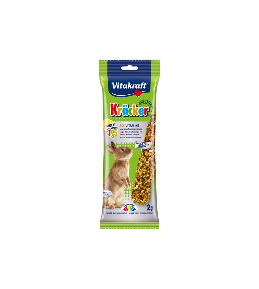 2 KRACKER MULTIVITAMINICI PER CONIGLI NANI.