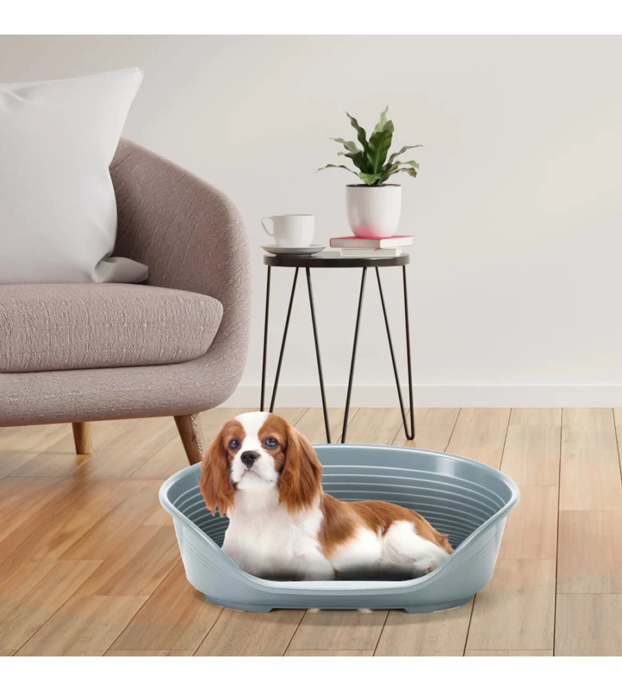 CUCCIA DA INTERNO PER CANI E GATTI "SIESTA DELUXE 6" GRIGIO, 70,5X52X23,5 CM - FERPLAST