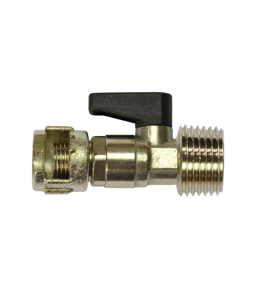 RUBINETTO DI LINEA 1/2 M - 3/8 F