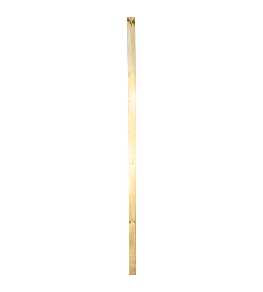 LISTELLO DA GIARDINO RETTANGOLARE IN LEGNO DI PINO 7X7X240 CM