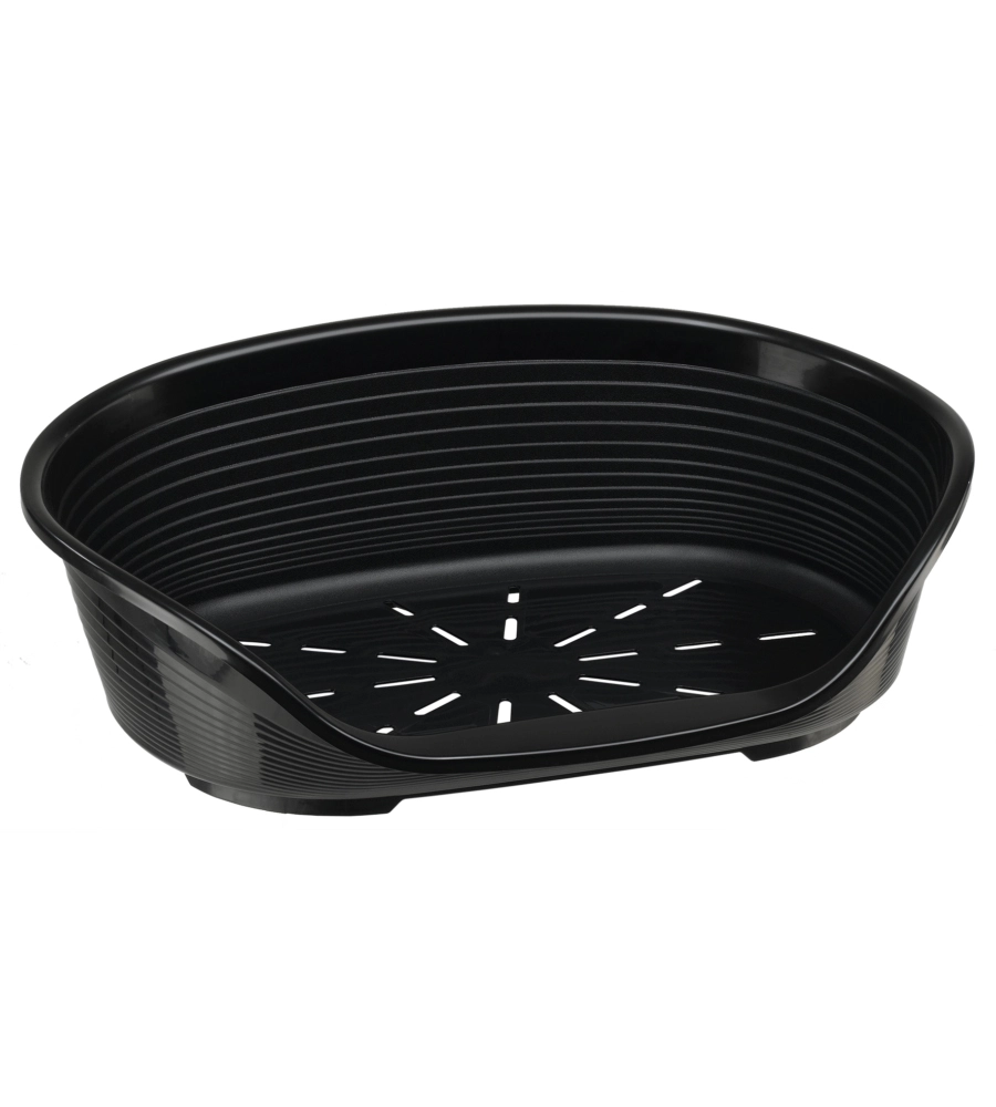 CUCCIA DA INTERNO PER CANI E GATTI "SIESTA DELUXE 6" NERO, 70,5X52X23,5 CM - FERPLAST