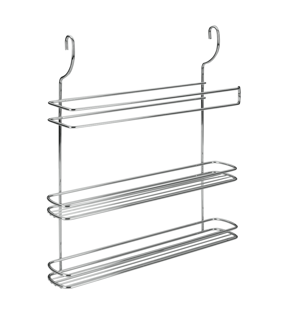 MENSOLA 3 PIANI PORTA ROTOLI DA CUCINA LONARDO CM. 35X8X