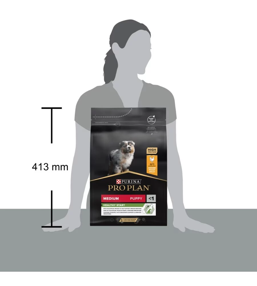 CROCCHETTE PER CANI PURINA "PRO PLAN" CUCCIOLO DI TAGLIA MEDIA CON POLLO HEALTHY START 3 KG