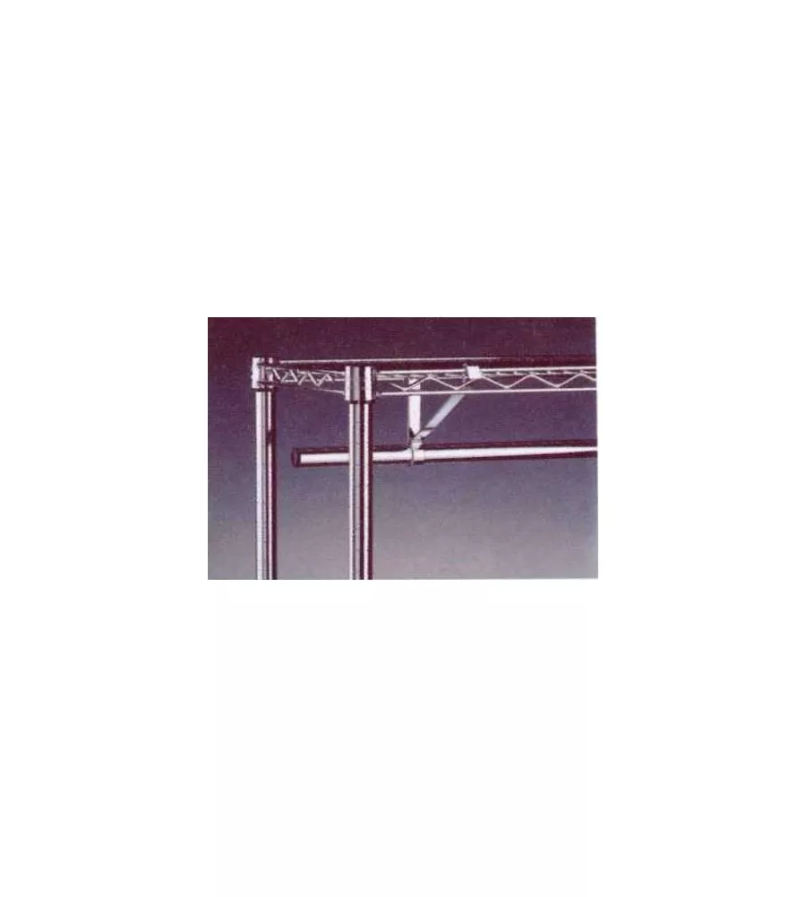 TUBO APPENDIABITI - 90CM - CON GANCI