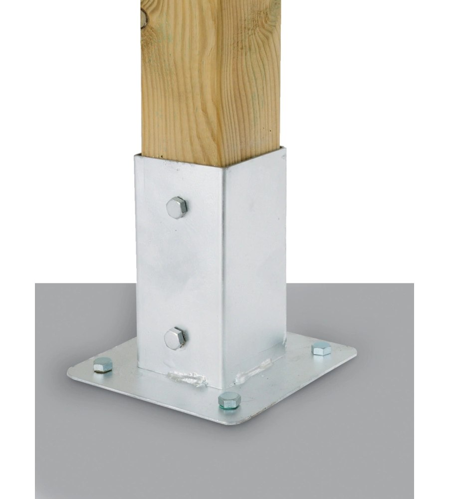 PORTAPALI DA AVVITARE 91X91X151MM GALVANIZZATO A C