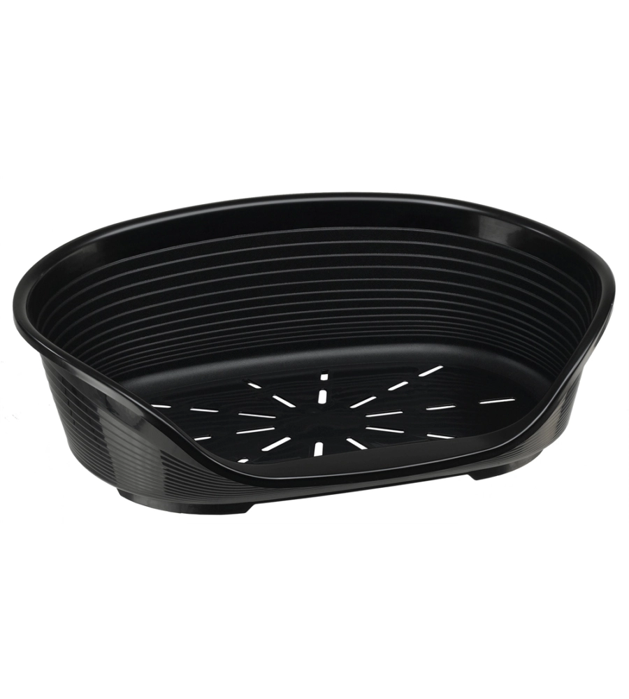 CUCCIA DA INTERNO PER CANI E GATTI "SIESTA DELUXE 2" NERO, 49X36X17,5 CM - FERPLAST