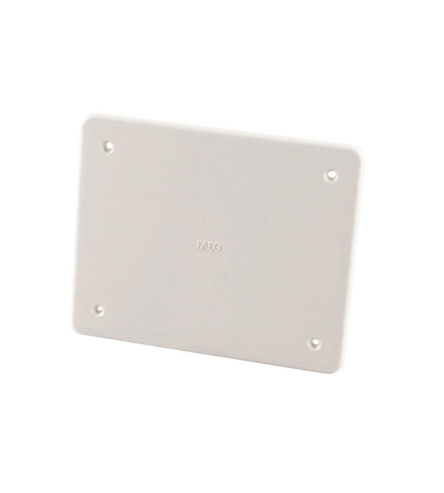 POLY POOL - COPERCHIO PER SCATOLA DI DERIVAZIONE DA INCASSO DIMENSIONE 119 X 96 MM BIANCO