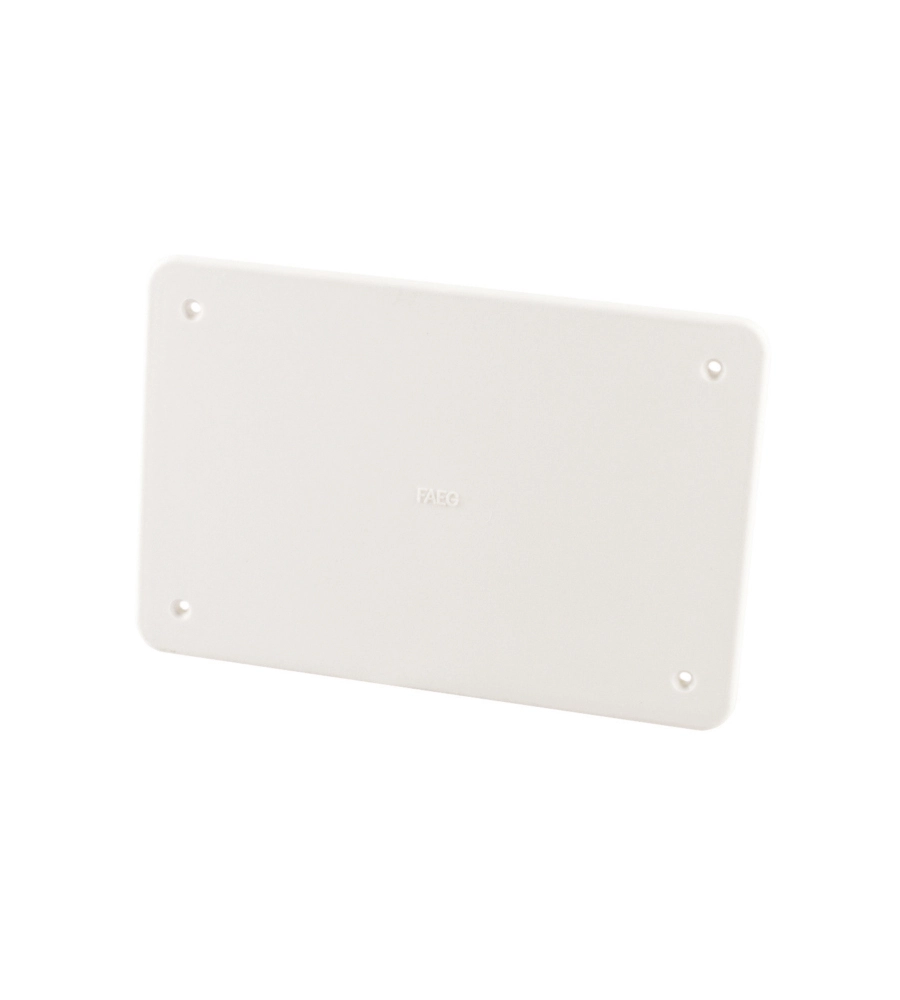 POLY POOL - COPERCHIO PER SCATOLA DI DERIVAZIONE DA INCASSO DIMENSIONE 161 X 130 MM BIANCO