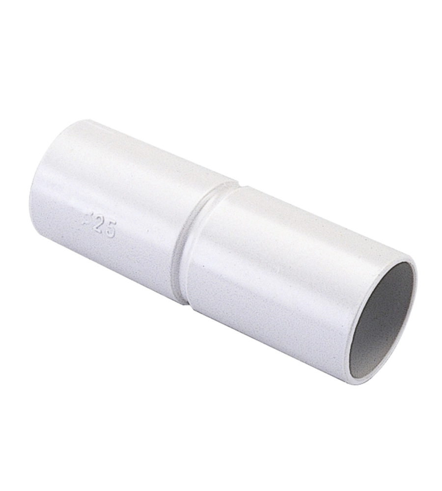 POLY POOL - GIUNTO PER TUBI RIGIDI Ø 25 MM IP40 GRIGIO