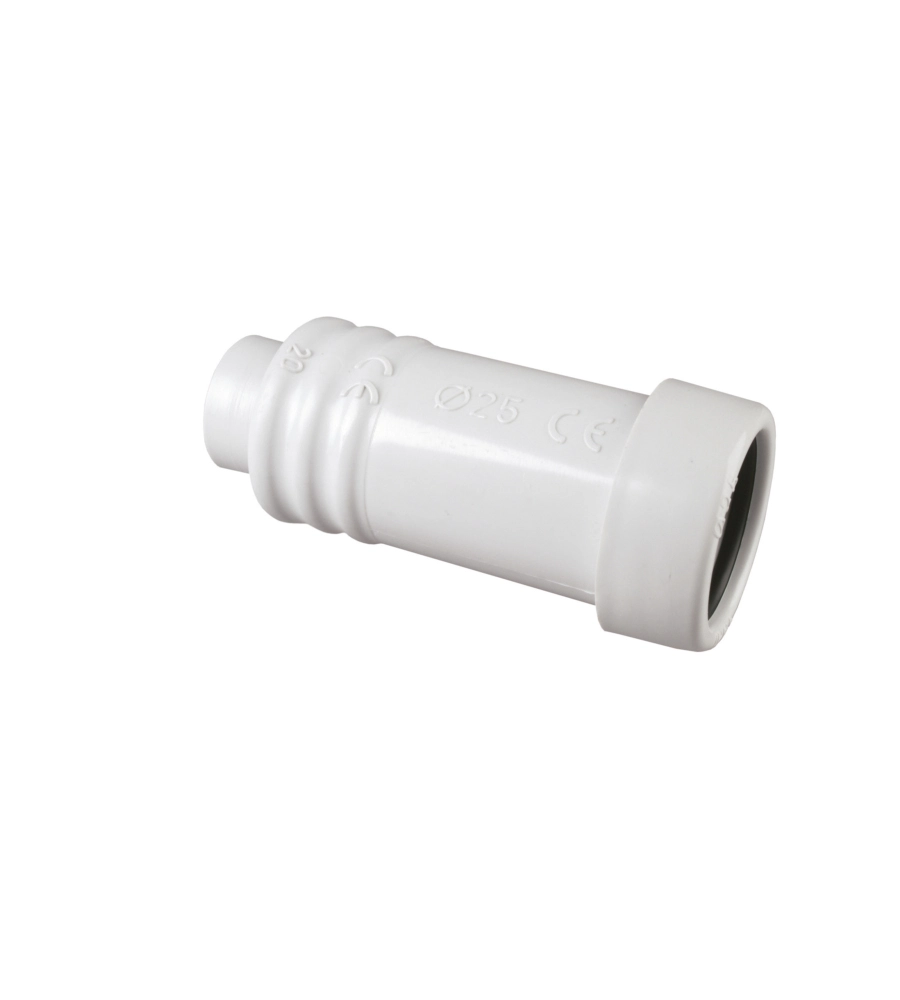 POLY POOL - RACCORDO TUBO RIGIDO Ø 25 MM - GUAINA Ø 20 MM IP65 GRIGIO